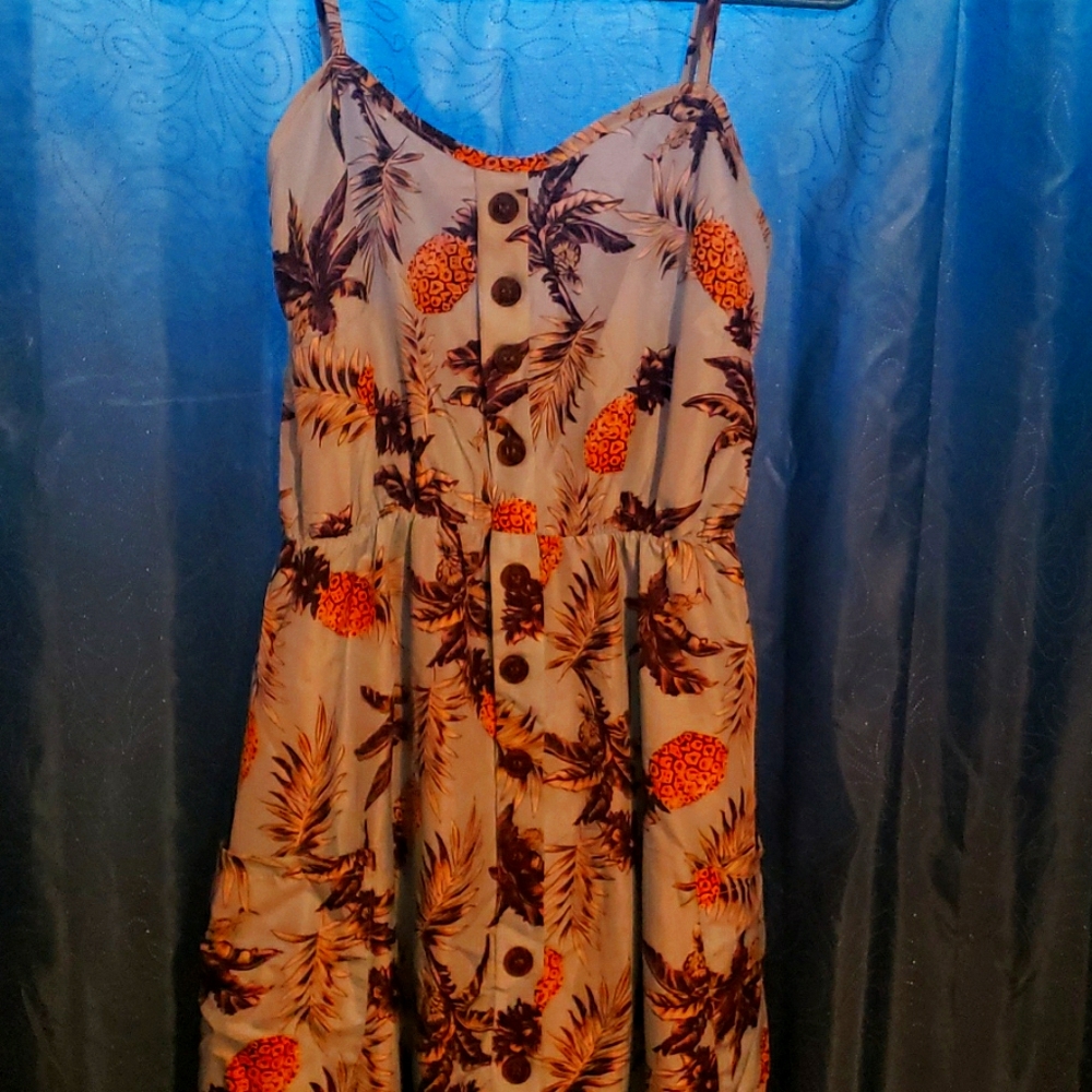 Pineapple summer dress